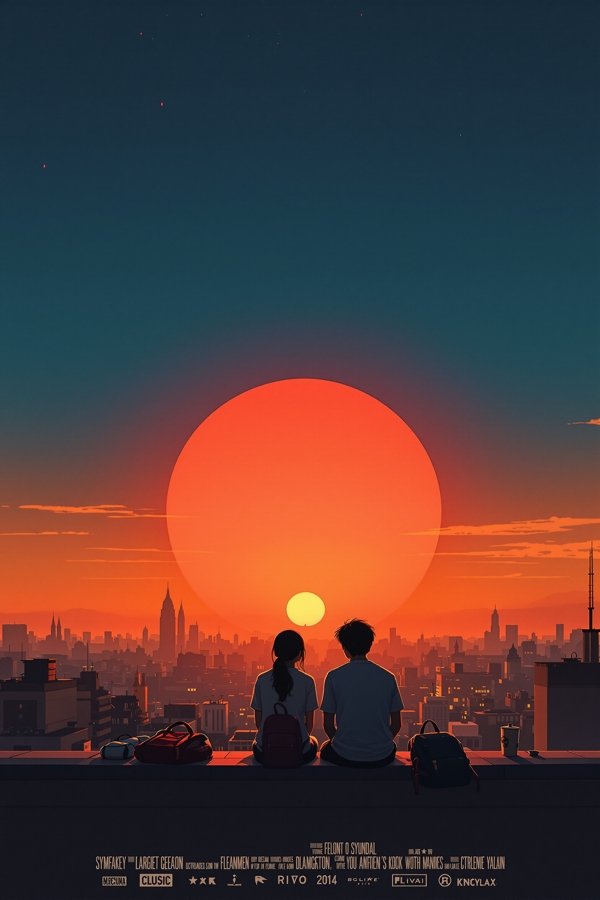 天台日落时 天台日落时爱情电影海报